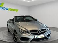 Used Mercedes E220 AMG line 177 HP (130 kW) 2015 Silver Cabriolet