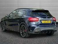 Used Mercedes GLA45 AMG Premium 381 HP (280 kW) 2017 Cavansite blue SUV