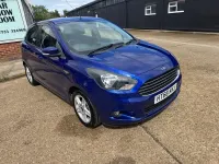 Used Ford Ka Zetec 2017 Blue Sedan