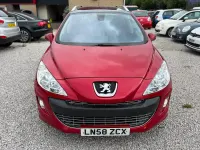 Used Peugeot 308 SW Sport 2009 Red Estate