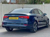 Used Audi A3 Black Edition 116 HP (85 kW) 2019 Blue Sedan