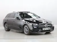 Used Mercedes C300e AMG Line Premium Plus 2022 Black Estate