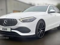Used Mercedes C220 2022 White Estate