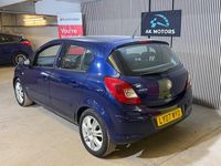 Used Vauxhall Corsa Design Edition 90 HP (66 kW) 2007 Blue Hatchback