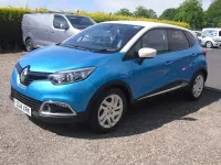 Used Renault Captur Dynamique 90 HP (66 kW) 2014 Blue SUV