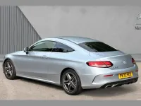 Used Mercedes C200 AMG line 180 HP (132 kW) 2023 Silver Coupe