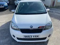Used Skoda Citigo Elegance 75 HP (55 kW) 2013 White Hatchback