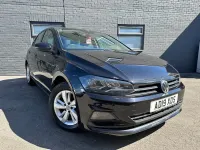 Used VW Polo Edition 80 HP (58 kW) 2019 Black Hatchback