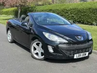 Used Peugeot 308 CC GTi 156 HP (114 kW) 2011 Black Cabriolet