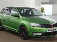 Used Skoda Rapid SE 90 HP (66 kW) 2016 Green Hatchback