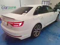 Used Audi A4 Black Edition 150 HP (110 kW) 2018 White Sedan