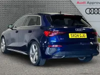 Used Audi A3 S-Line 150 HP (110 kW) 2024 Blue Hatchback