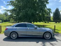 Used Mercedes C220 AMG Line Premium 170 HP (125 kW) 2017 Grey Sedan