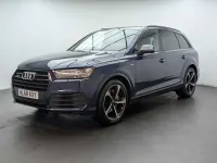 Begagnad Audi Q7 Black Edition 286 HK (210 kW) 2019 Blå SUV