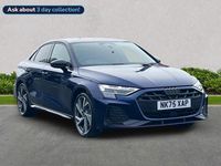 Used Audi A3 Black Edition 150 HP (110 kW) 2025 Blue Sedan