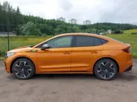 Used Skoda Enyaq iV vRS 219 kW (299 HP) 2023 Orange SUV