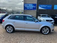 Begagnad Audi A3 Sportback Sport 140 HK (102 kW) 2012 Silver Halvkombi