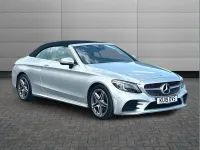 Used Mercedes C220 AMG Line Premium 191 HP (140 kW) 2019 Silver Cabriolet