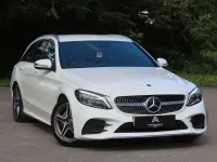 Used Mercedes C220 AMG Line Premium 191 HP (140 kW) 2019 White Estate