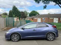 Used Honda Civic SR 120 HP (88 kW) 2015 Blue Hatchback