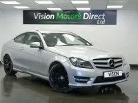 Begagnad Mercedes C250 Sport Edition 2015 Silver Sportkupé