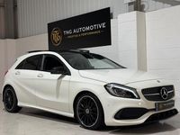 Used Mercedes A200 AMG line 2018 White Hatchback