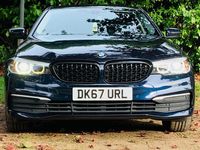 Used BMW 520 Comfort Edition 2017 Blue Sedan