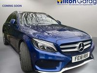 Used Mercedes C250 AMG Line Premium Plus 2018 Blue Estate