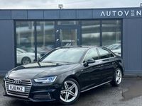 Used Audi A4 S-Line 150 HP (110 kW) 2018 Black Sedan