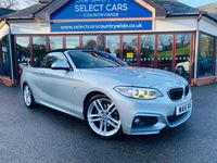 Used BMW 220 M Sport 190 HP (139 kW) 2015 Silver Cabriolet