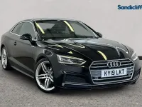 Used Audi A5 S-Line 190 HP (139 kW) 2019 Black Coupe