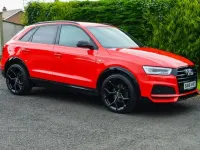 Used Audi Q3 Black Edition 150 HP (110 kW) 2018 Red SUV