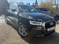 Begagnad Audi Q3 S-Line 150 HK (110 kW) 2016 Svart SUV