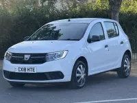 Used Dacia Sandero Ambiance 90 HP (66 kW) 2018 White Hatchback