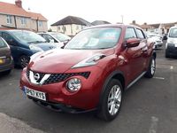 Used Nissan Juke N-Connecta 115 HP (84 kW) 2018 Red SUV