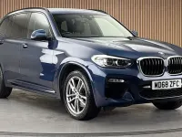 Used BMW X3 M Sport 265 HP (194 kW) 2018 Phytonic blue SUV