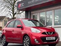 Begagnad Nissan Micra S 98 HK (72 kW) 2014 Röd Halvkombi