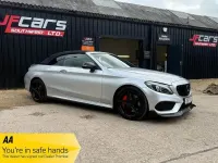 Used Mercedes C300 AMG line 2017 Silver Cabriolet
