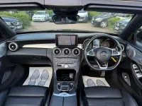 Used Mercedes C250 AMG line 2017 Black Cabriolet
