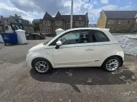 Used Fiat 500 Sport 69 HP (50 kW) 2009 White Cabriolet