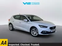Used Seat Leon SE Dynamic 150 HP (110 kW) 2021 White Hatchback