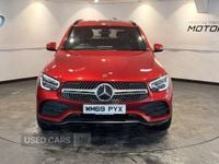 Used Mercedes GLC220 AMG line 2020 Red Estate