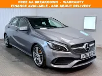 Used Mercedes A180 AMG Line Premium 109 HP (80 kW) 2017 Grey Hatchback