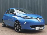 Used Renault Zoe Dynamique 64 kW (88 HP) 2018 Blue Hatchback