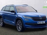 Used Skoda Kodiaq SportLine 150 HP (110 kW) 2021 Blue SUV