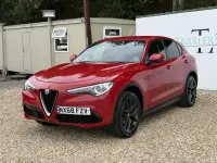 Used Alfa Romeo Stelvio 280 HP (205 kW) 2018 Red SUV