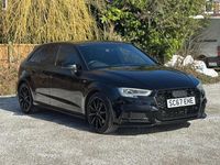 Used Audi A3 Black Edition 190 HP (139 kW) 2017 Black Hatchback