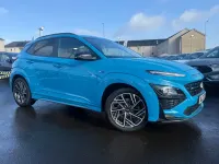 Gebraucht Hyundai Kona N Line 120 PS (88 kW) 2022 Blau SUV