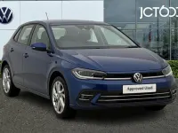 Used VW Polo Style 95 HP (69 kW) 2023 Blue Hatchback