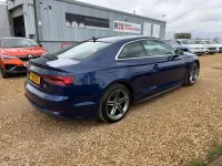 Używany Audi A5 S-Line 190 KM (139 kW) 2018 Niebieski Coupe